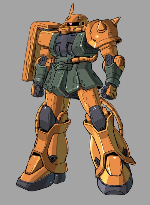 #キョーリューの1日1MS60日目【ザクⅡ(ガルマ専用機)】 