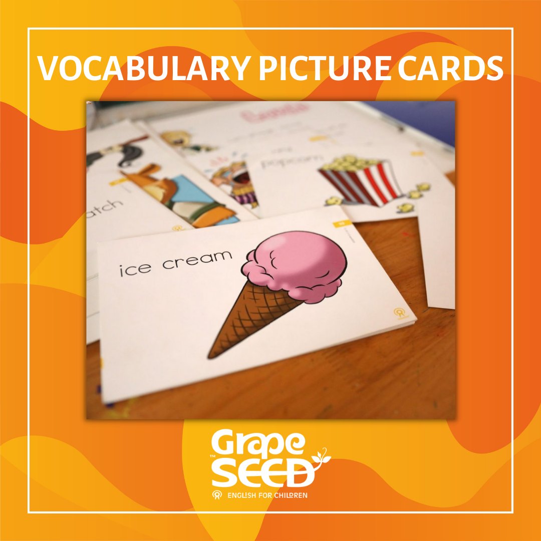 GrapeSEEDEng's tweet photo. The GrapeSEED curriculum utilizes 'Vocabulary Picture Cards' to enhance the learning of new words introduced in context.
Learn more about GrapeSEED's curriculum components today!
👉 https://t.co/kHgItpBOGx
#LearningVocabulary #LearningEnglish #TeachingEnglish https://t.co/KUQctS5vW0