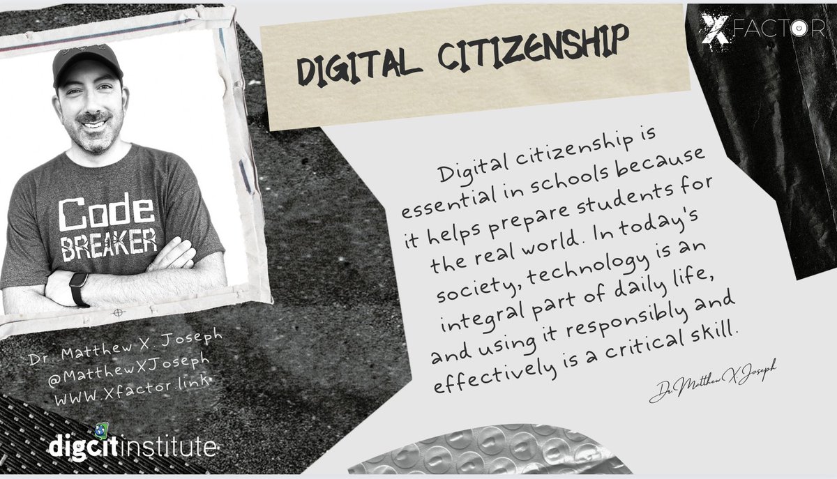 MatthewXJoseph's tweet photo. #DigCit is essential because it helps to prepare Ss for the real world. In today's society, technology is an integral part of daily life, and using it responsibly and effectively is a critical skill. 
Full blog: https://t.co/5j8ETJsnqk

#CodeBreaker #XfactorEDU @mbfxc @inc_yv https://t.co/hJ1f41gfgt
