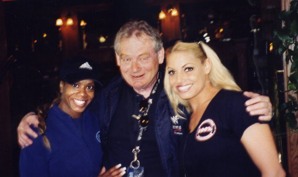 From: slamwrestling.net late Bob “Doc” Holliday with @JackieMooreTx and @trishstratuscom from Bob Holliday’s photo gallery