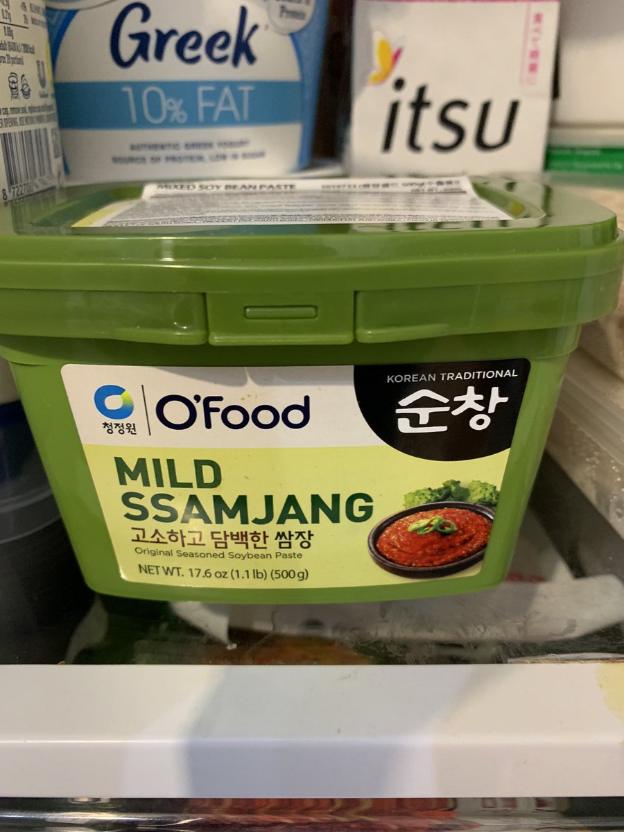 stephelloyd's tweet photo. Happiness is all about learning some new Korean dishes - starting today with a new ingredient for me ssamjang https://t.co/gqrHSphMDP