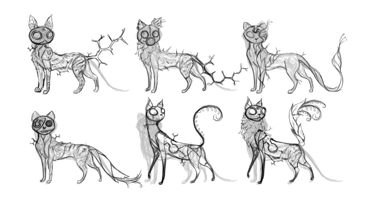 BioPunkTheGame's tweet photo. Early concept art of our still unnamed cat
#cat #Caturday #drawing #indiegames #plants #biohorror #alchemy #indiedev #indiedeveloper #gamedevelopment https://t.co/tNLuEMJvrr