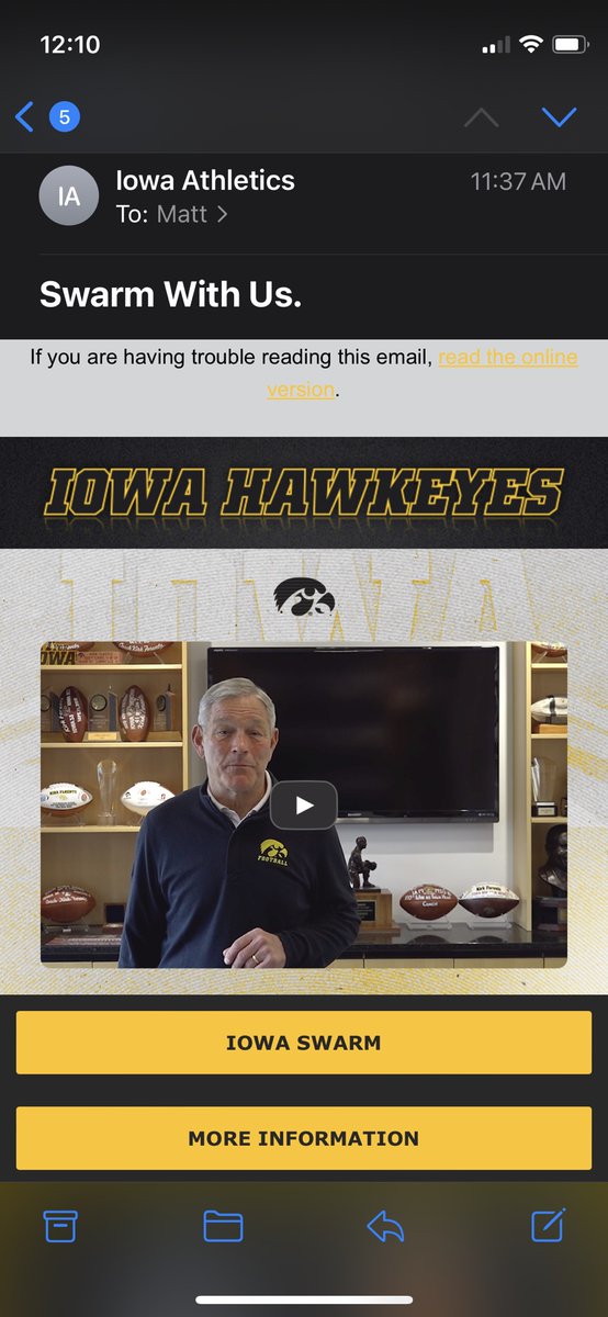 MDouHawk's tweet image. And…just received this email…