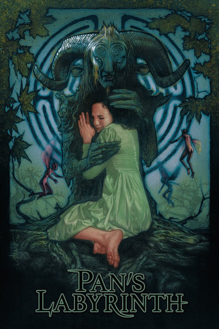 filmdaze's tweet photo. Guillermo del Toro’s 'Pan's Labyrinth' was released 16 years ago today. Design by Drew Struzan https://t.co/1p2EULCtjN