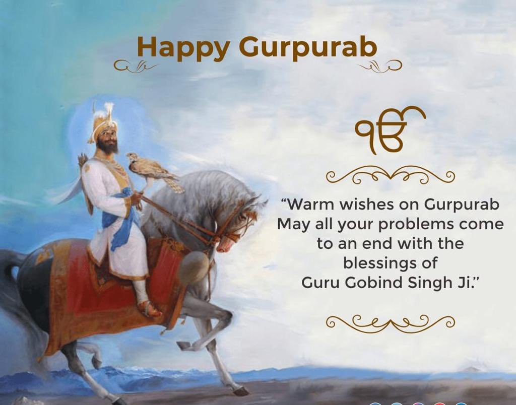 Wishing everyone a happy Gurpurb on the Parkash of Sri Guru Gobind Singh Ji, 10th Sikh Guru. 🙏🏽