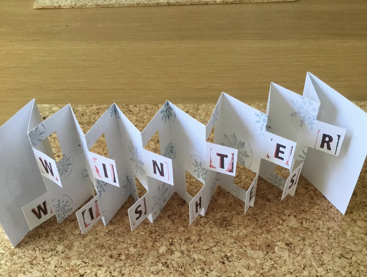 JilFairclough's tweet photo. Best Christmas card so far (yes, Royal Mail still catching up it seems!) #bookness #bookarts https://t.co/kTAAZiVZX0