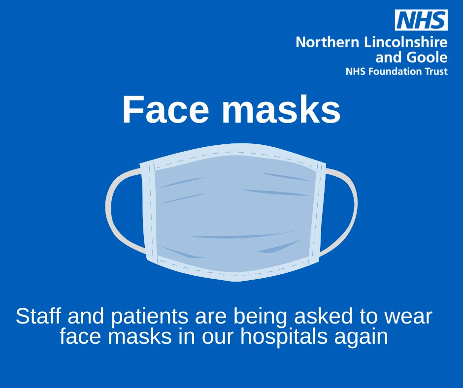 We’re asking staff and patients to wear a face mask in all areas of our hospitals. This is due to an increase in the prevalence of winter respiratory viruses. Masks are available at the hospital entrances. These measures are there to keep our patients, visitors and staff safe.