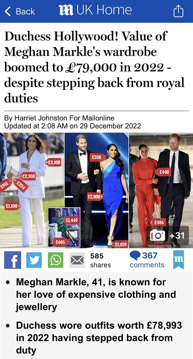 I_amMukhtar's tweet photo. Kate Middleton's wardrobe cost the taxpayers £176K and Meghan Markle used her own money but the Daily Mail are trying to stare up hatred against her again. https://t.co/XczbvMbGpz