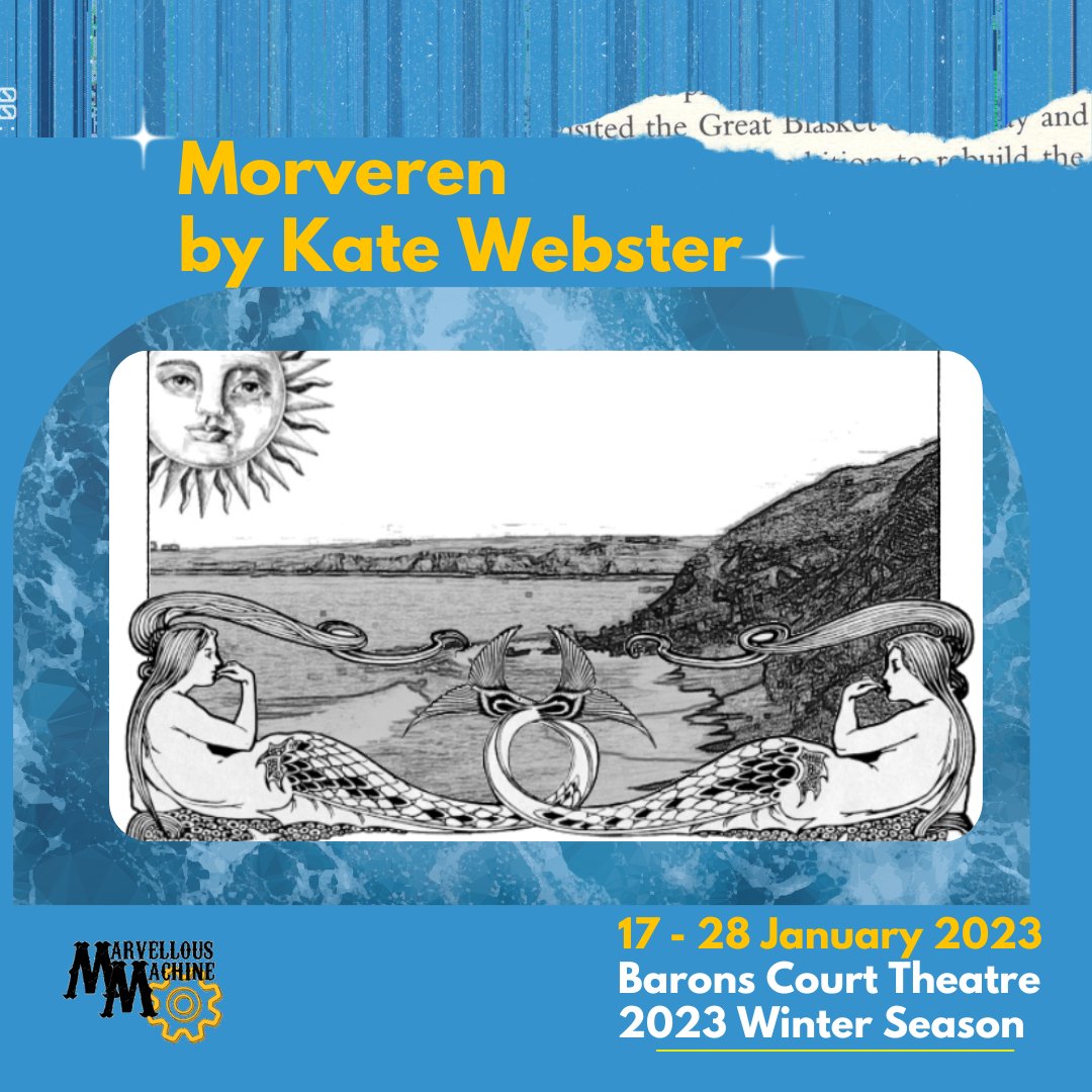 The siren’s song is calling Keren’s name to come home - will she choose her career or
her community?

Morveren by <a href="/kateweb/">Kate W kateweb.bsky.social/kateweb@mastodon.online</a> dir by <a href="/loucorben/">Lou Corben is logged out 🏳️‍🌈🍓</a> <a href="/MarvMach/">Marvellous Machine Theatre Company 🧜‍♀️</a> runs 17 - 28 January at Barons Court Theatre 🎟️ baronscourttheatre.com/morveren