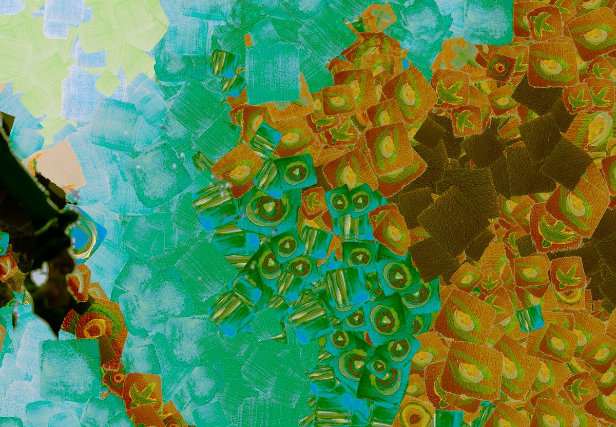 Work in progress... digitized acrylic brushstrokes in order to compose my #digitalpaintings.

#KOllections #cryptoart #NFT #cryptoartist #ETH #digitalart