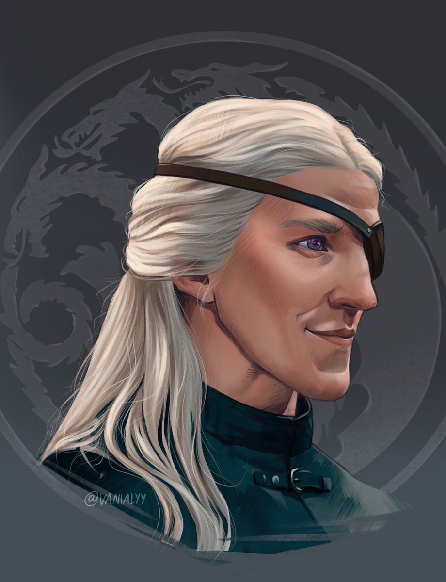 vanialyy's tweet photo. New portrait of Aemond One-Eye Targaryen
 #HouseOfTheDragon  #hotd  
#AemondTargaryen 
#artistsontwitter https://t.co/zeoHpJdGPw