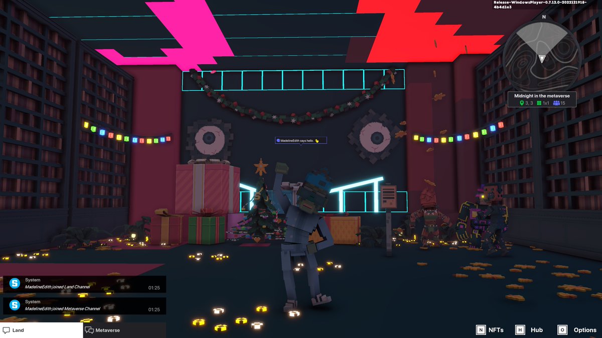 MadelineEdith3's tweet photo. @TheSandboxGame @steveaoki @TheOfficialA7X @suecothechild @ParisHilton @deadmau5 @blond_ish Celebrating the end of the year in @TheSandboxGame Metaverse! ✨🎇 https://t.co/iVa9STFqOA
