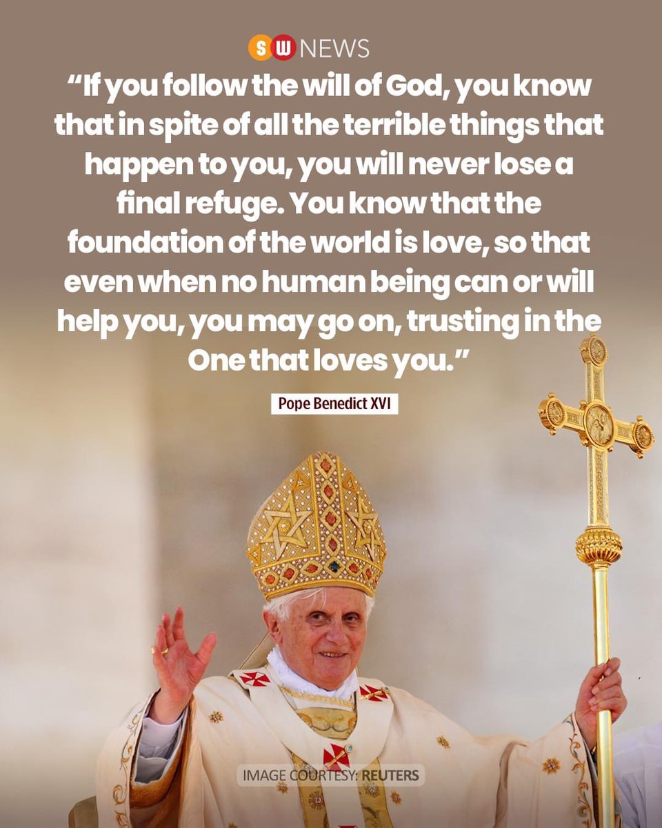 father_rmv's tweet photo. A reminder to read anything written by Benedict. I printed this out and tucked it into my breviary. https://t.co/ySGfxYUufB