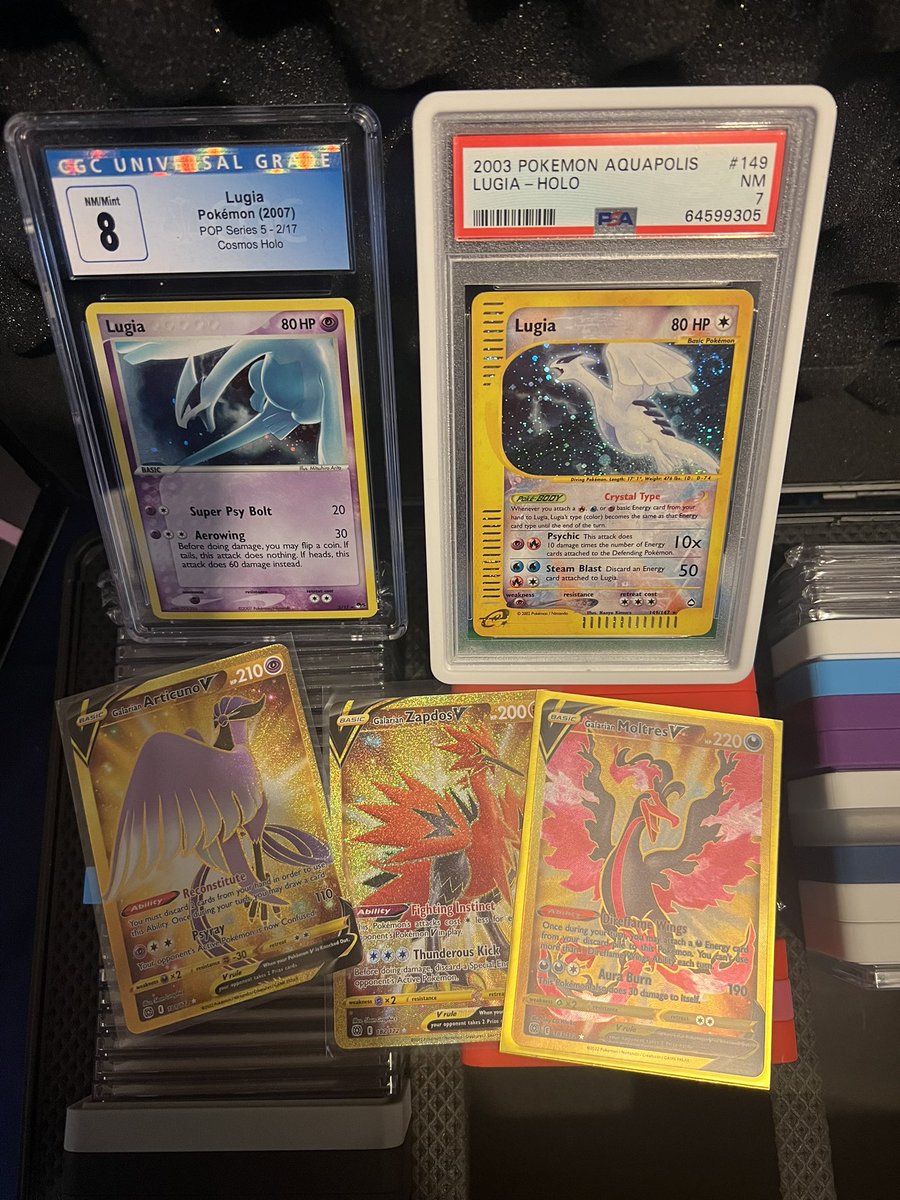 TheGioRoyals's tweet photo. Alright guys heres the grail waffle😨😨
3 winners 

First place- Crystal lugia 🌀
Second place - Pop series 5 lugia holobleed
3rd place - gold bird trio

$10 a spot / 150 spots

Runs when filled, RT’s appreciated🫡 
@BUYSELLTRADETCG @TipOfTheWaffle https://t.co/U8u4m0kAuZ