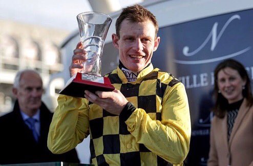 Delighted to be back for another fantastic afternoon at the <a href="/LeopardstownRC/">Leopardstown RC</a> Christmas Festival. Congratulations to Paul Townend in securing the @nevillehotels Novice Steeplechase for Willie Mullins.
#NevilleHotels