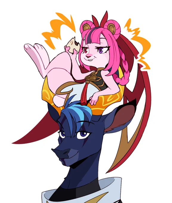 #LeagueOfLegends #Zoe #Aphelios #LeagueOfLegendsFanArt #ArtofLegends 