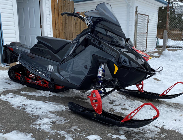 #NipissingWestOPP members are seeking the Public’s Assistance in locating a stolen, grey 2021 Polaris 850 snow machine.  If anyone has any information regarding this investigation, please contact the OPP at 1-888-310-1122. Or call Crime Stoppers at 1-800-222-8477. ^rl