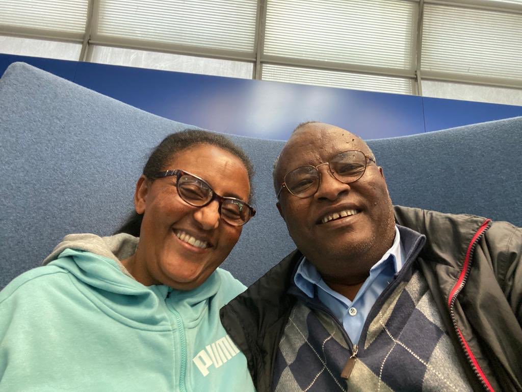 With my other half at Chicago O'Hare International Airport, after fourteen hours of flight <a href="/DeborahKassa1/">Deborah Kassa</a> <a href="/gideonk116/">Gideon Kassa</a> <a href="/rebecca_kassa/">Rebecca Belay Kassa</a> <a href="/Betelehem_Belay/">BB</a> #Ethiopia