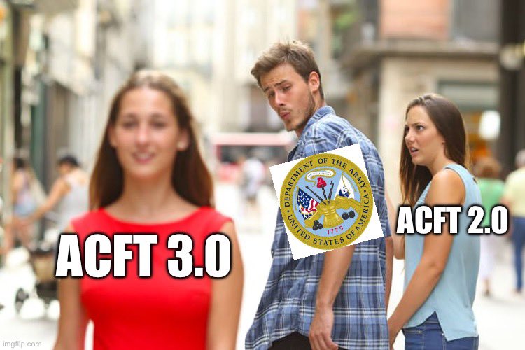 PeteCaragher's tweet image. Each version of the #armyacft is like a single dude hitting on women at a club. #usarmy