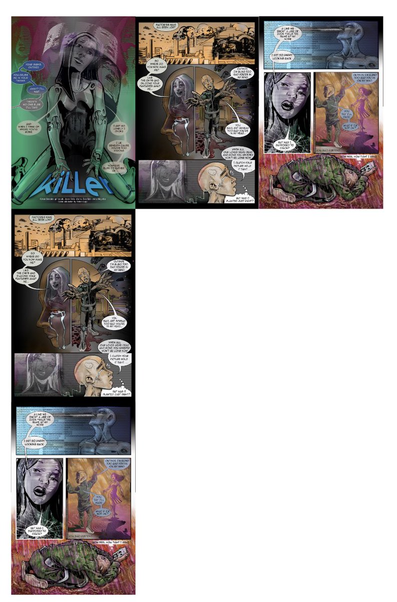 PLUGO's tweet photo. Here’s one of the things I’ve come to enjoy when creating short-form comics. Working out a story-telling layout that can be read across a horizontal plain, like in a book, as well as a vertical scroll. #comics #comicart #sequentials #scifi #comicadaptation #shortcomics https://t.co/Pj3bowo9Pn