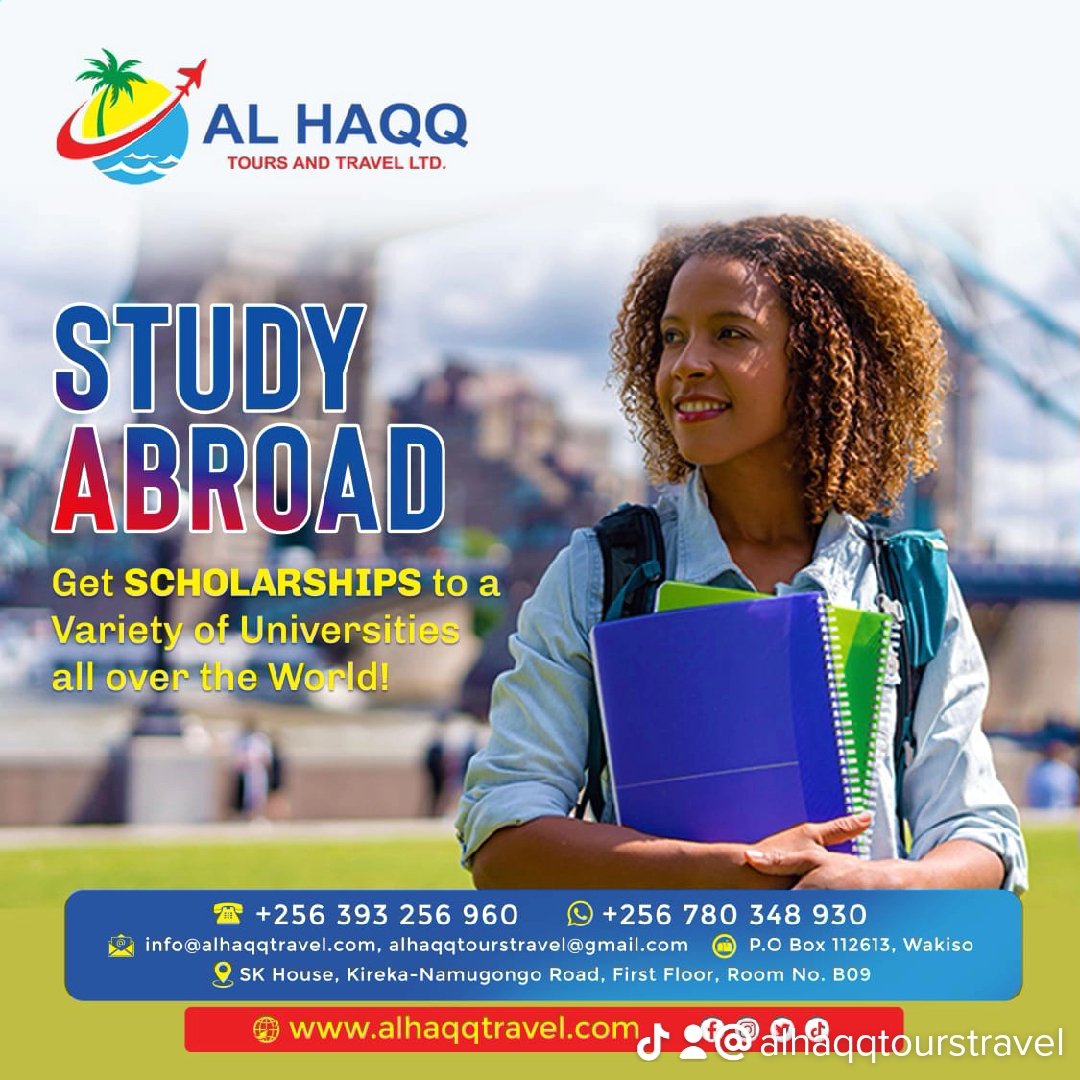 Alhaqqtours's tweet photo. Are you planning to study abroad?. We are here to help you through with the whole process. https://t.co/w8LDa2djM7