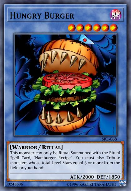 every_ygocard's tweet image. Hungry Burger