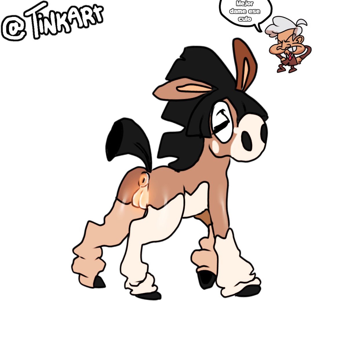 Tinkartoon's tweet photo. C Amlo 

#mudbray #rule_34 #rule34 #pokemon #amlo #burra https://t.co/loXzJzS9rA