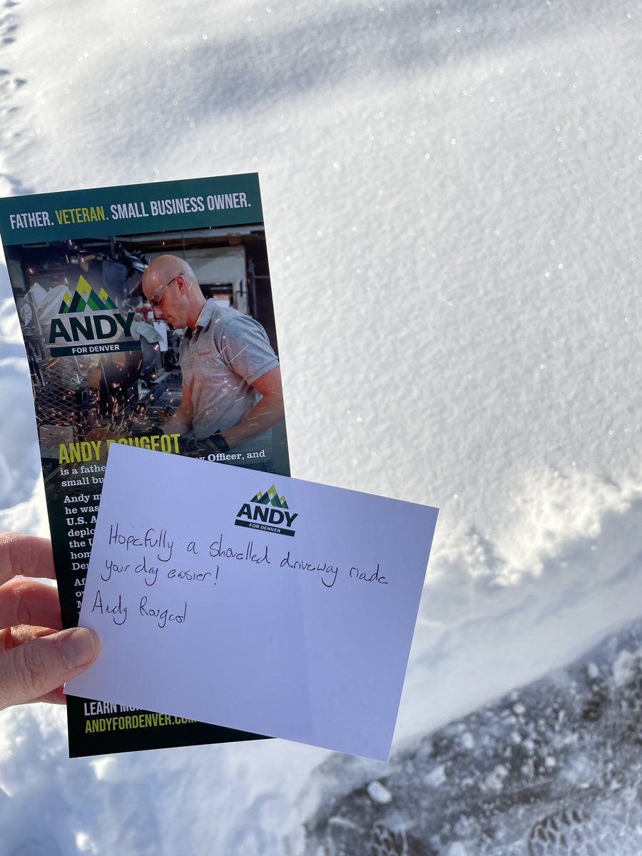 AndyforDenver on Twitter "Thanks to my trusty assistant Harlow, we