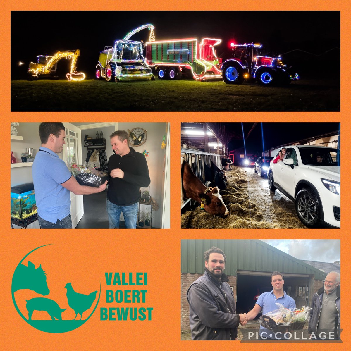 Wat is de Verlichte Boerderijenroute Gelderse Vallei een succes! De jury heeft unaniem besloten dat de prijs voor de mooist versierde locatie gedeeld mag worden. Familie Dekker en Loonbedrijf van de Bunt zijn in de prijzen gevallen. #LTOGV #AJKNoordwestVeluwe