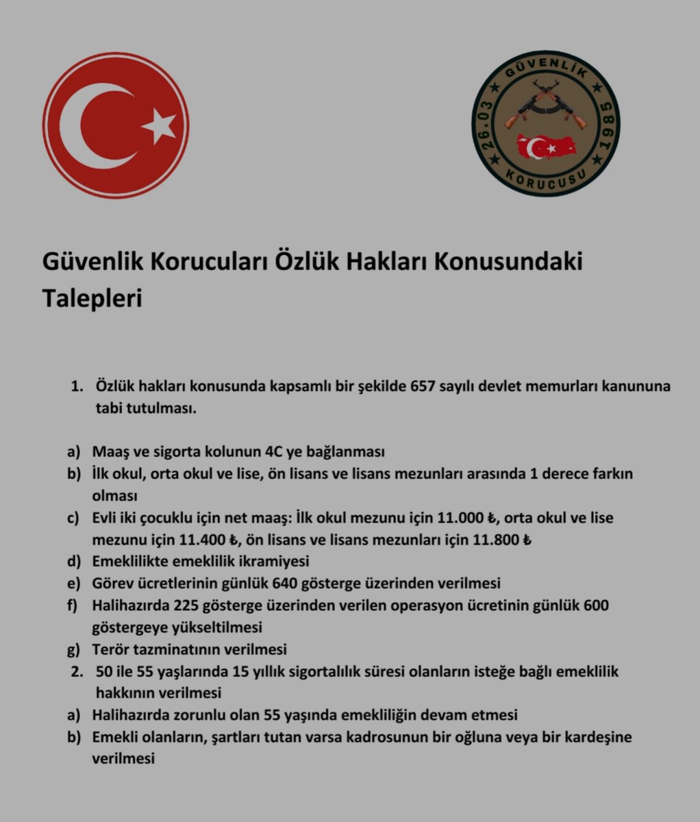 Vatan savunmasının
Terörle mücadelenin
Kelle koltukta yaşamanın
Doğu ve Güneydoğu'nun huzurunu sağlamanın 
ASGARİSİ Olmaz.

2023 Öncesi 🗳️ #korucukadroistiyor 
<a href="/_cevdetyilmaz/">Cevdet Yılmaz</a>  <a href="/Rizgin__Birlik/">Rizgin BİRLİK</a>  <a href="/Ziverozdemir/">Ziver ÖZDEMİR</a> <a href="/ArvasAbdulahat/">Abdulahat Arvas</a> 
<a href="/erkanakcay45/">Erkan Akçay</a> @arzuerdemDB 
<a href="/OlcayKilavuz/">Olcay Kılavuz 🇹🇷</a>