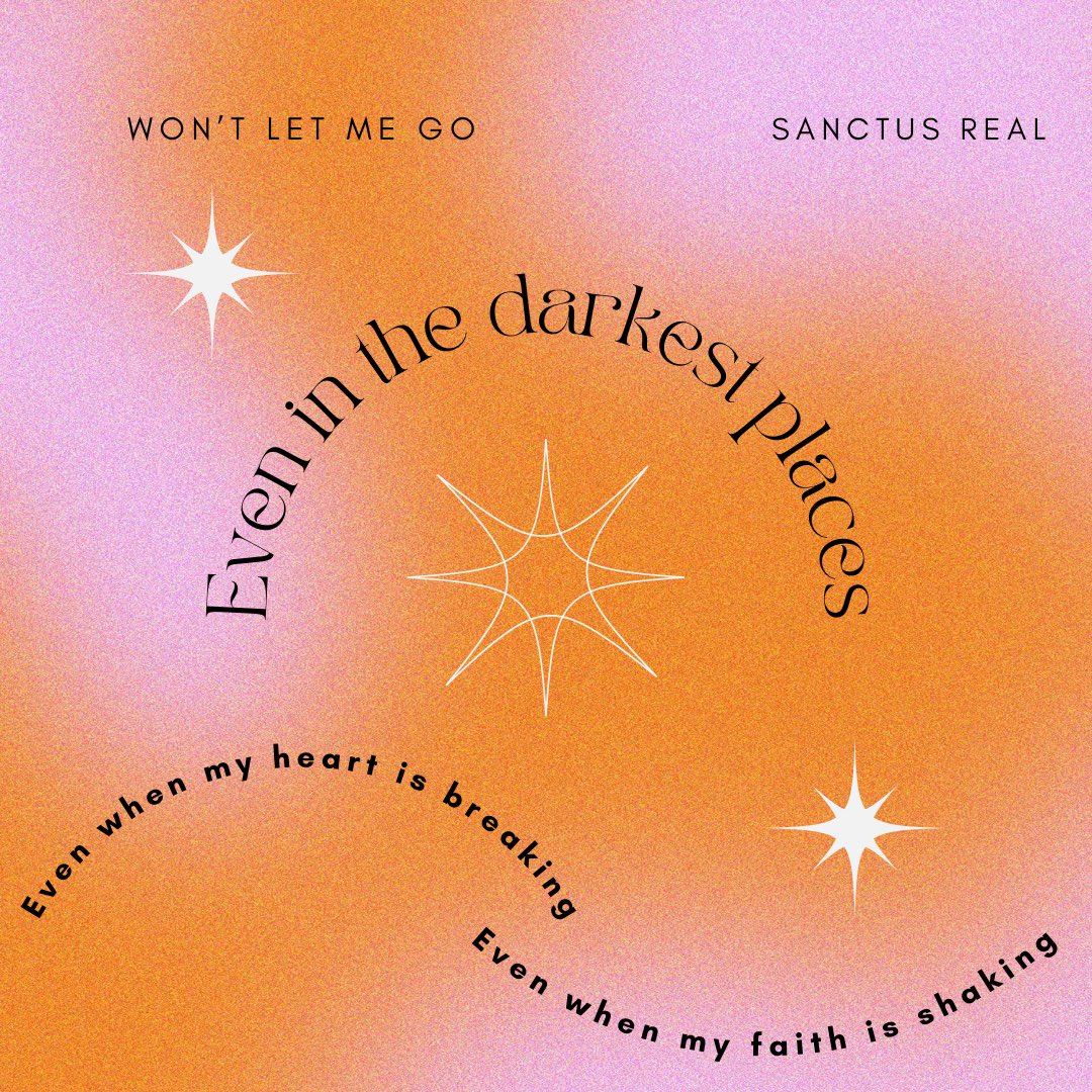 SanctusReal's tweet photo. In the midst of any situation we can stand firm on the promise that He will never let us go! ๐๐ผ๐๐ผ
#sanctusreal #wontletmego https://t.co/SZPnhjnhhn