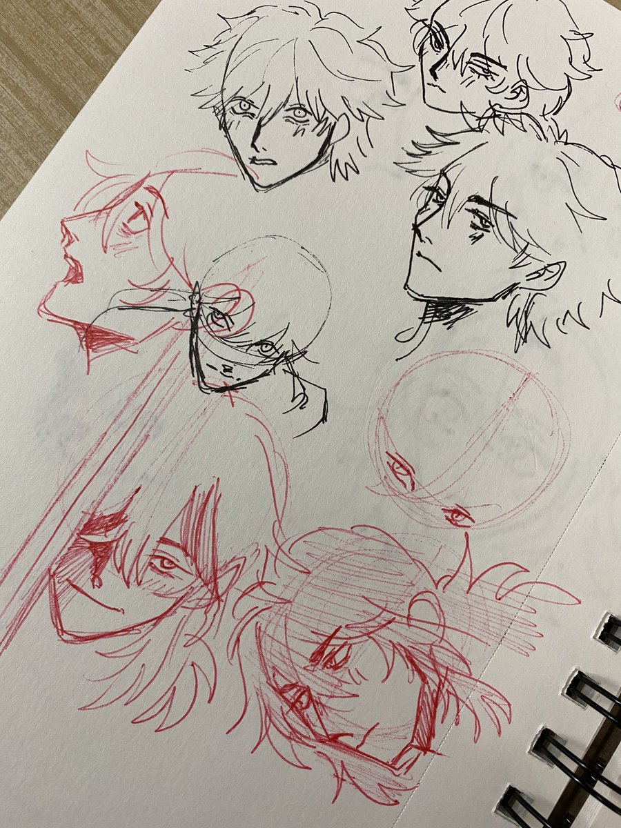 i dont have much to share ive been busy at work but heres doodles ive been doing in between stuff for work. tbd soon bc theyre just trad doodles but ya. this is all i can muster 