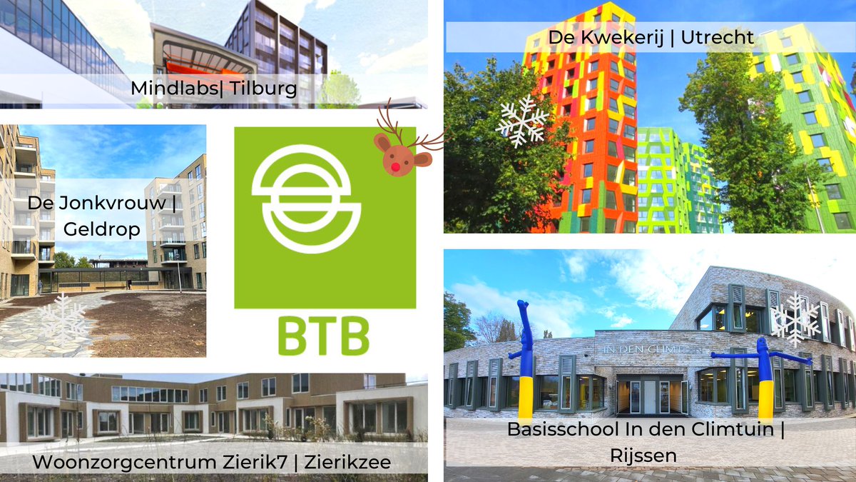 Zo aan het einde van het jaar blikken we graag terug op een aantal mooie projecten 💫 Benieuwd? Lees dan verder btbnet.nl 
Wij wensen iedereen een fijne jaarwisseling🥂
#btbregelthet #mindlabs #dekwekerij #dejonkvrouw #bouwbegeleiding #directievoering