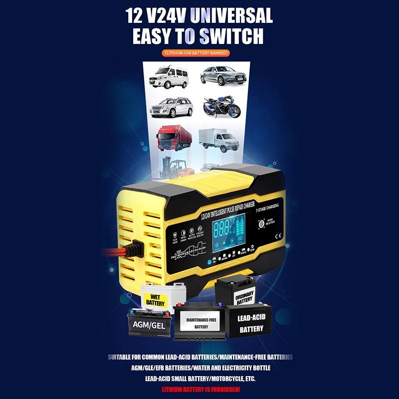 RuslanPronin's tweet photo. https://t.co/bd8AsHcfN2 - New Car Battery Charger Full Automatic 12V10A/24V5A 
SMART AUTOMATIC CHARGING:
This is a fully automatic battery charger.
Automatic charging protects your battery from being overcharged. So you can leave the charger connected to the battery indefinitely. https://t.co/tVKfAFOQkW