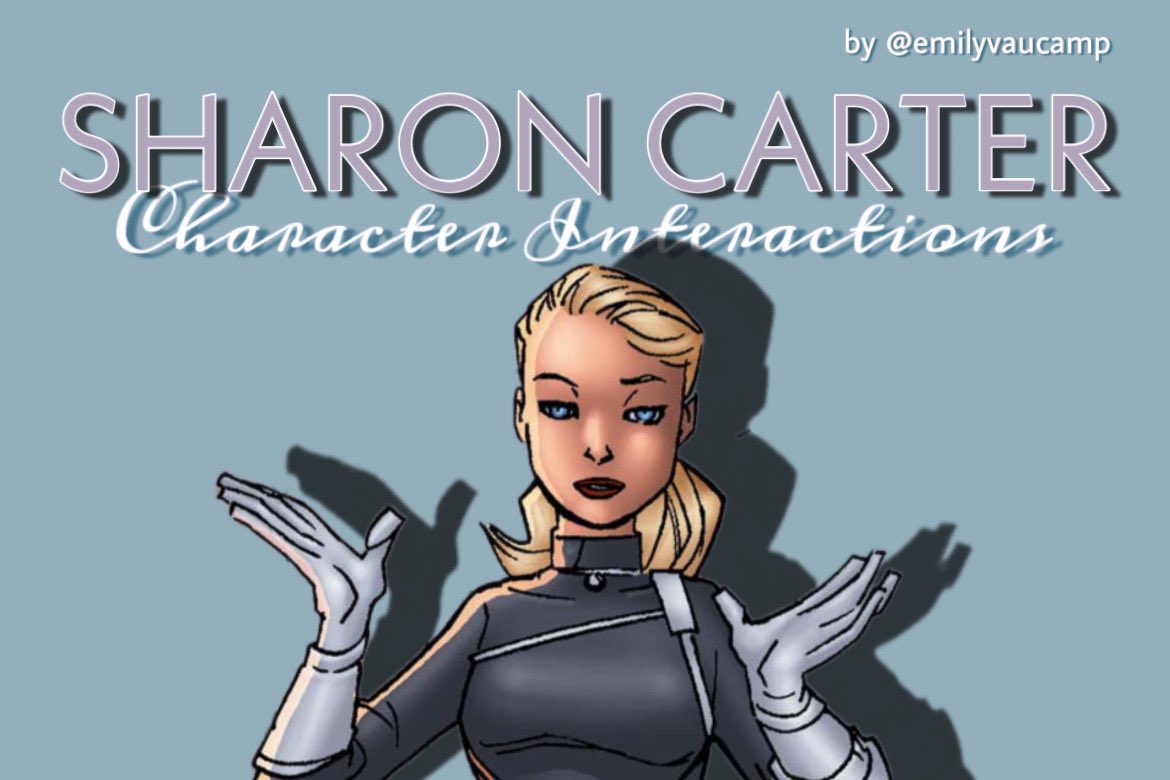 a list of every issue that sharon carter has interacted with, featured in the same panel or mentioned a character

— sharon-carter.carrd.co