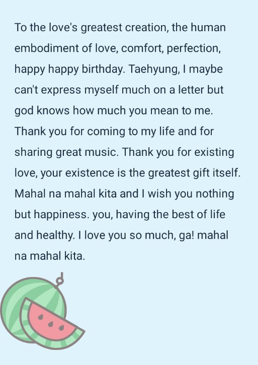 bttrflykku's tweet photo. to the love's greatest creation, happiest birthday my love. I love you. always.♡

#TaehyungDay 
#HappyBirthdayTaehyung 
#HAPPYVDAY
#SteamedChocoBread https://t.co/N74ebuzi7S