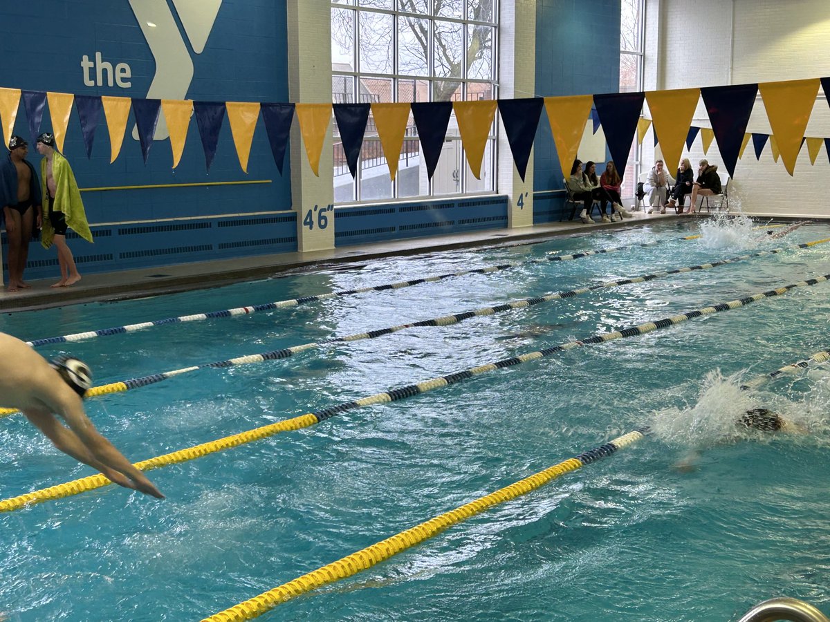 GWHilltoppers's tweet photo. Raider and Hilltopper Boys Swimming back in action today against Bartlett/Streamwood.  Thank you to our Seniors and to BR Ryall for hosting. https://t.co/iGKh8VNYfr