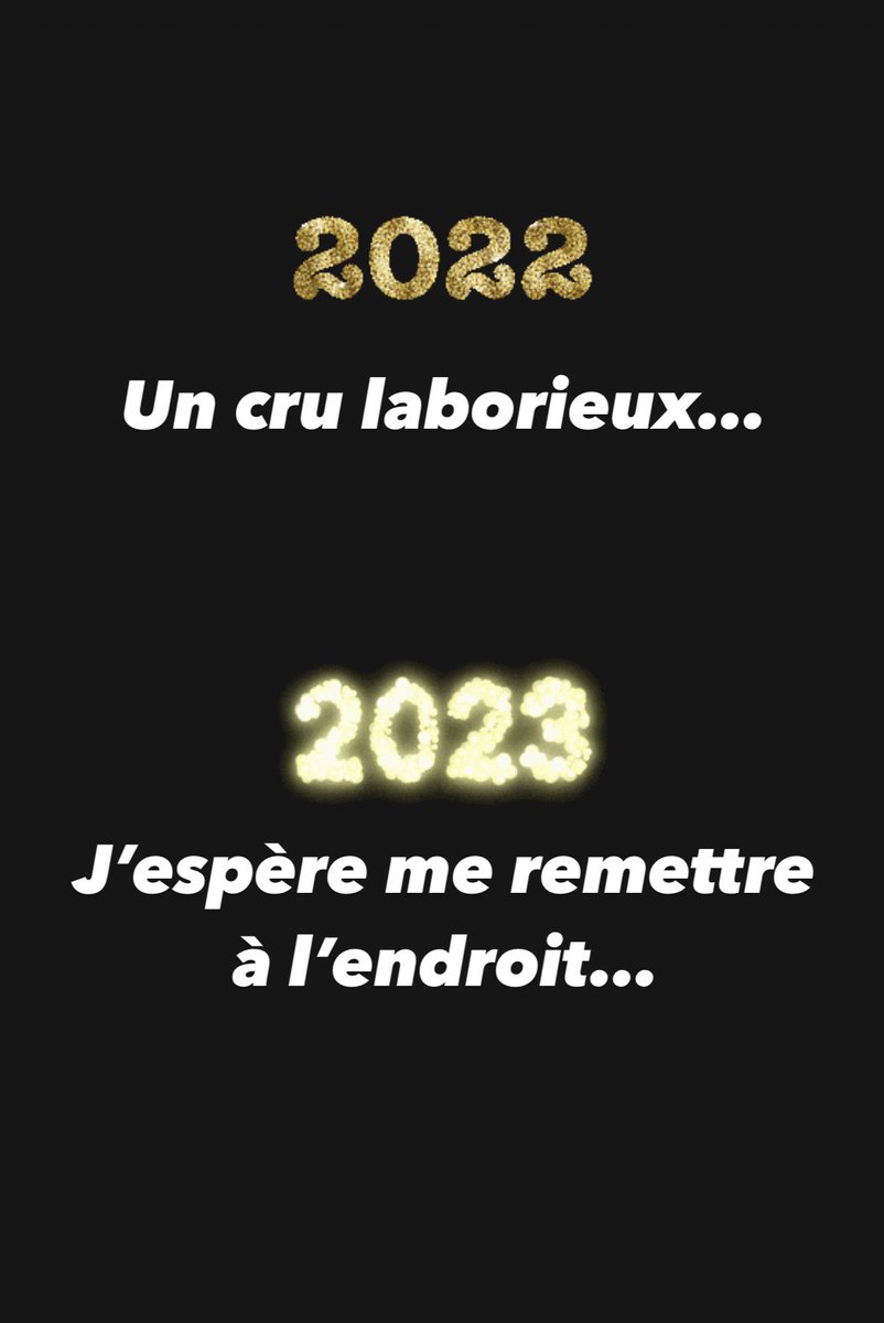 2022 a été une année compliquée au niveau de l’écriture. Arrêt des projets, doutes… et disparition des réseaux…

2023 j’espère sera l’année du renouveau. De nouveaux projets en tête que j’aimerai concrétiser.

Bref le doute fait partie de la vie de l’auteur