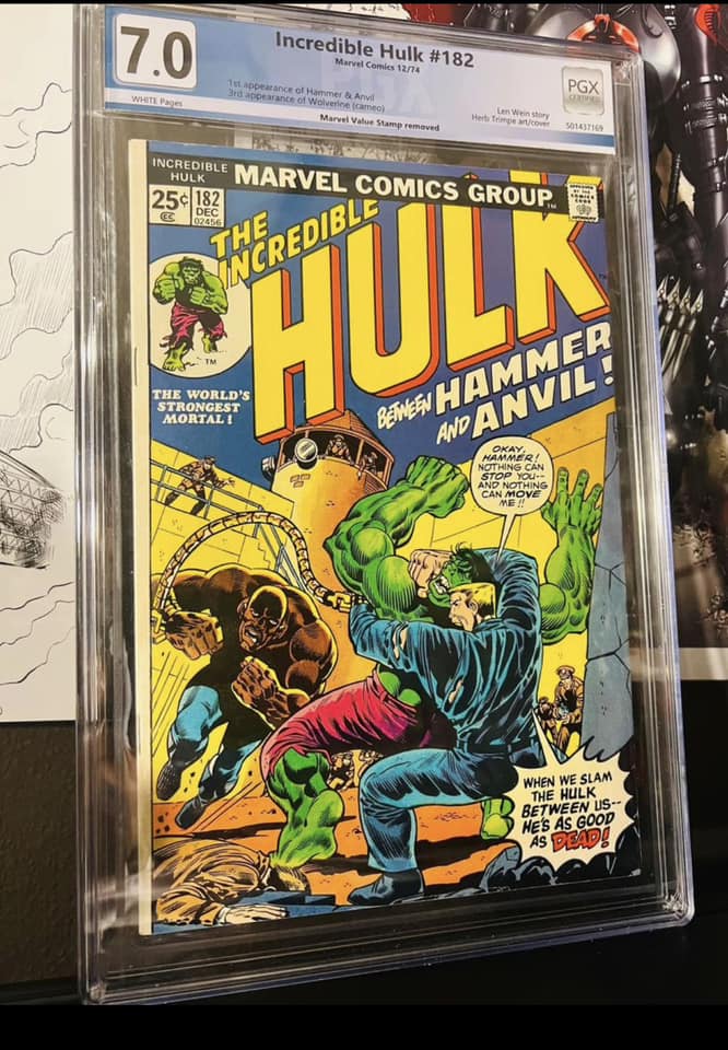 <a href="/comictom101/">comictom101</a> I sent to Nick <a href="/keycollectorapp/">Key Collector Comics App</a> a deserving honorable mention in Top 20 Honorable Mention a <a href="/PGXcomics/">PGX Comics</a> 7.0 Sale for Hulk 182 .. As many are weary of <a href="/CGCComics/">CGC Comics</a> Strong Hold over Industry, Collectors, and fans . Just Fun Newsworthy thx guys :)