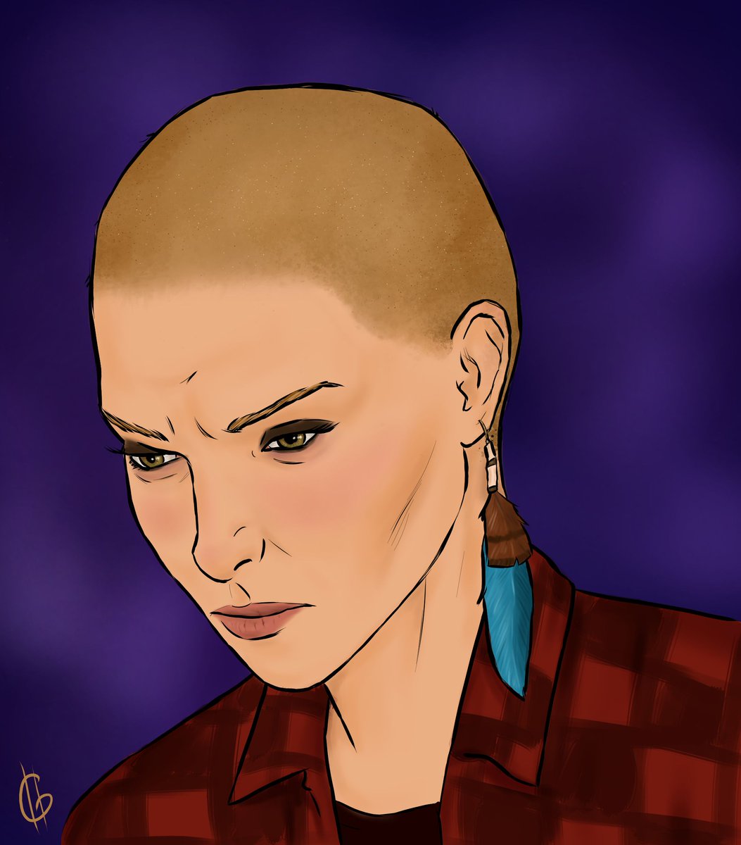 ghostinthehella's tweet photo. Buzzcut Rachel Amber for @RainboqWriting's Arcadian Werewolf fic series: https://t.co/ibR9VLlwjq #LifeIsStrange #RachelAmber #LifeIsStrangeFanArt #GhostDraws https://t.co/FtrYBWUvH1