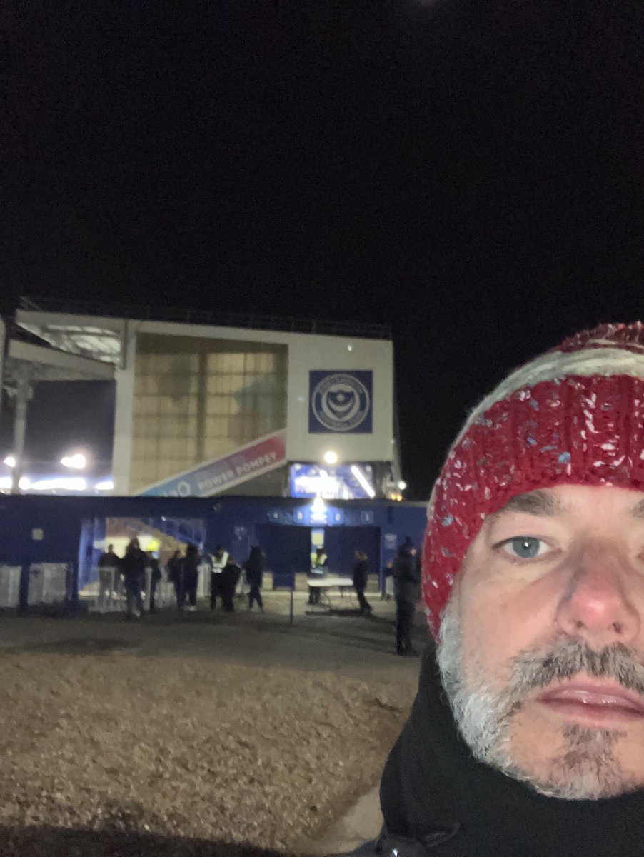 Breezy night in Portsmouth #itfc