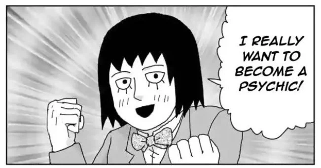 you will see Her (the protagonist of the manga titled "reigen") 