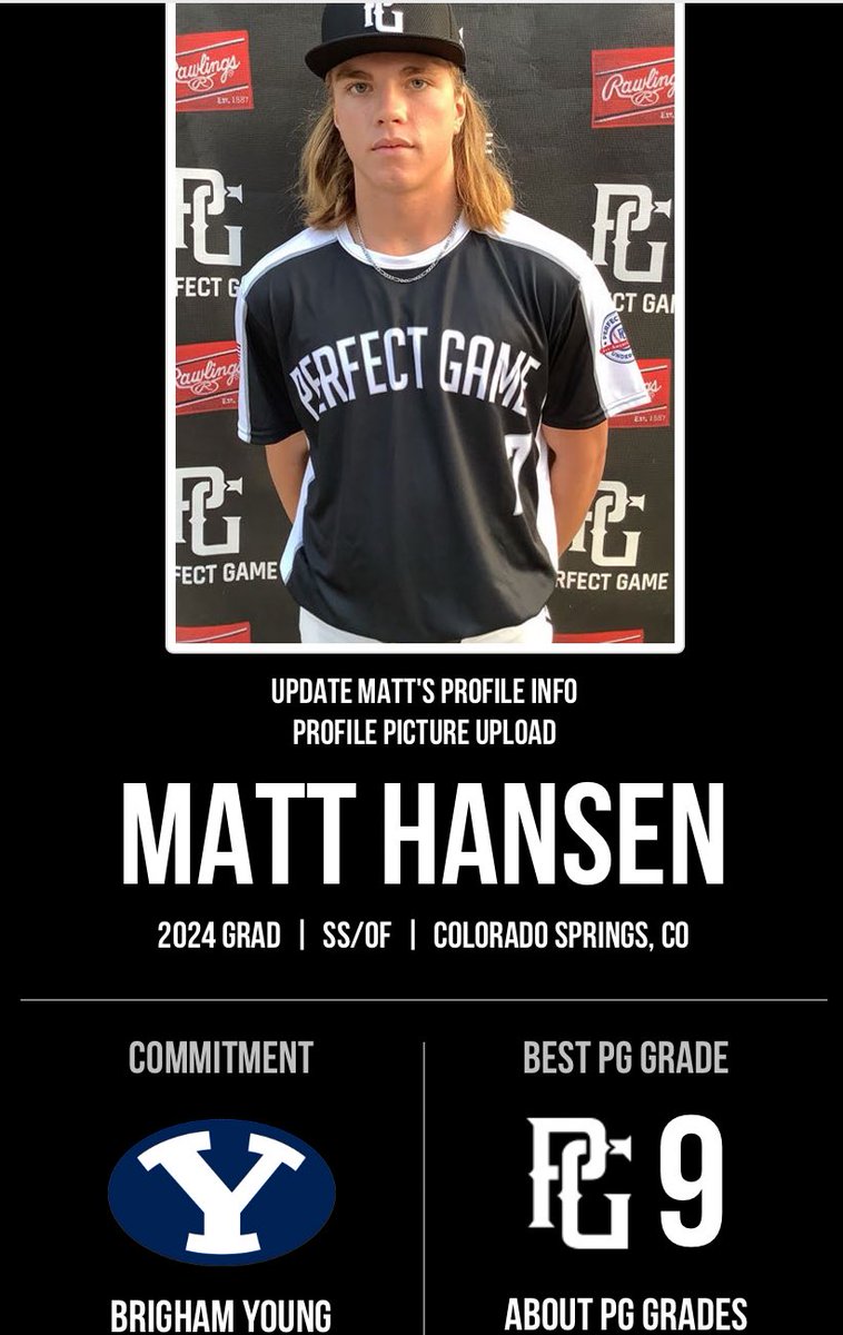 Artillery Baseball (@artillerybase) on Twitter photo <a href="/ArtilleryBASE/">Artillery Baseball</a> β24 grad Team Spotlight- Infielder <a href="/HansenMatt12/">Matt Hansen</a> <a href="/BYUBaseball/">BYU Baseball</a> Career <a href="/PG_Tourney/">Perfect Game Tournaments</a> #stats .371 Average, 62 Hits, 28 XBH, 1.134 OPS, .541 OBP π₯ Your an offensive juggernaut when half of your hits are for extra bases π§π <a href="/PG_Scouting/">Perfect Game Scout</a> <a href="/ArtilleryBASE/">Artillery Baseball</a> β24 grad Team Spotlight- Infielder <a href="/HansenMatt12/">Matt Hansen</a> <a href="/BYUBaseball/">BYU Baseball</a> Career <a href="/PG_Tourney/">Perfect Game Tournaments</a> #stats .371 Average, 62 Hits, 28 XBH, 1.134 OPS, .541 OBP π₯ Your an offensive juggernaut when half of your hits are for extra bases π§π <a href="/PG_Scouting/">Perfect Game Scout</a>