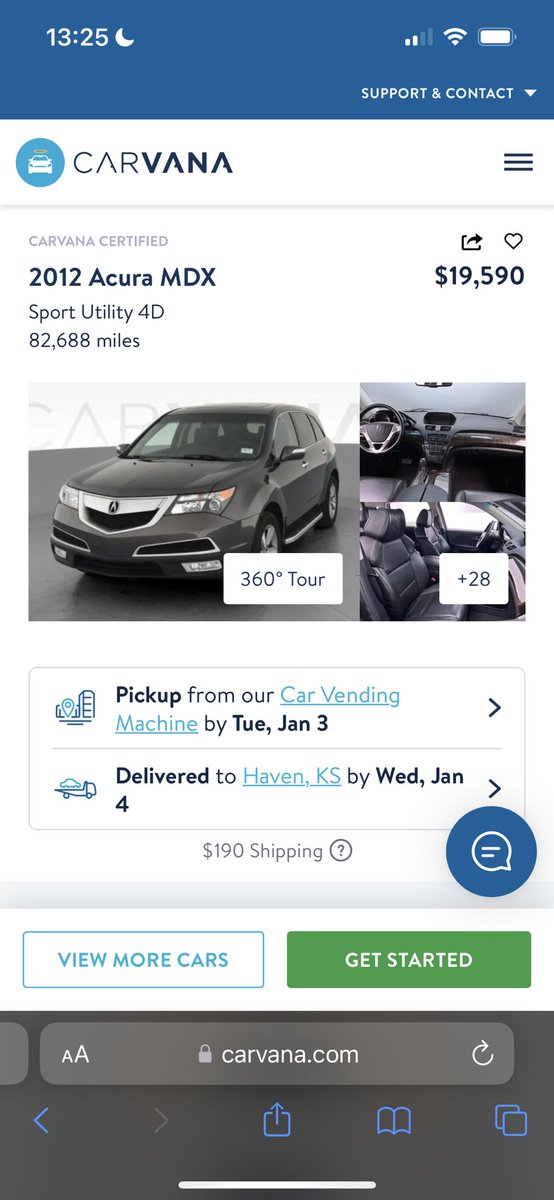 The Carvana fire sale is happening. This Acura RDX price history:

- December 1st: $26,995
- December 18th: $22,990
- December 28th: $19,950

26% price drop in under 30 days 🤯