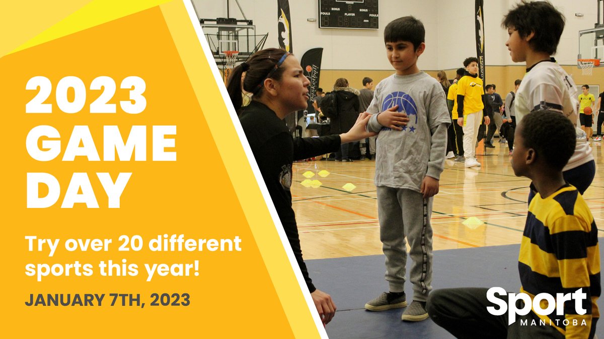 Come out to GAME DAY!

sportmanitoba.ca/gameday2023/