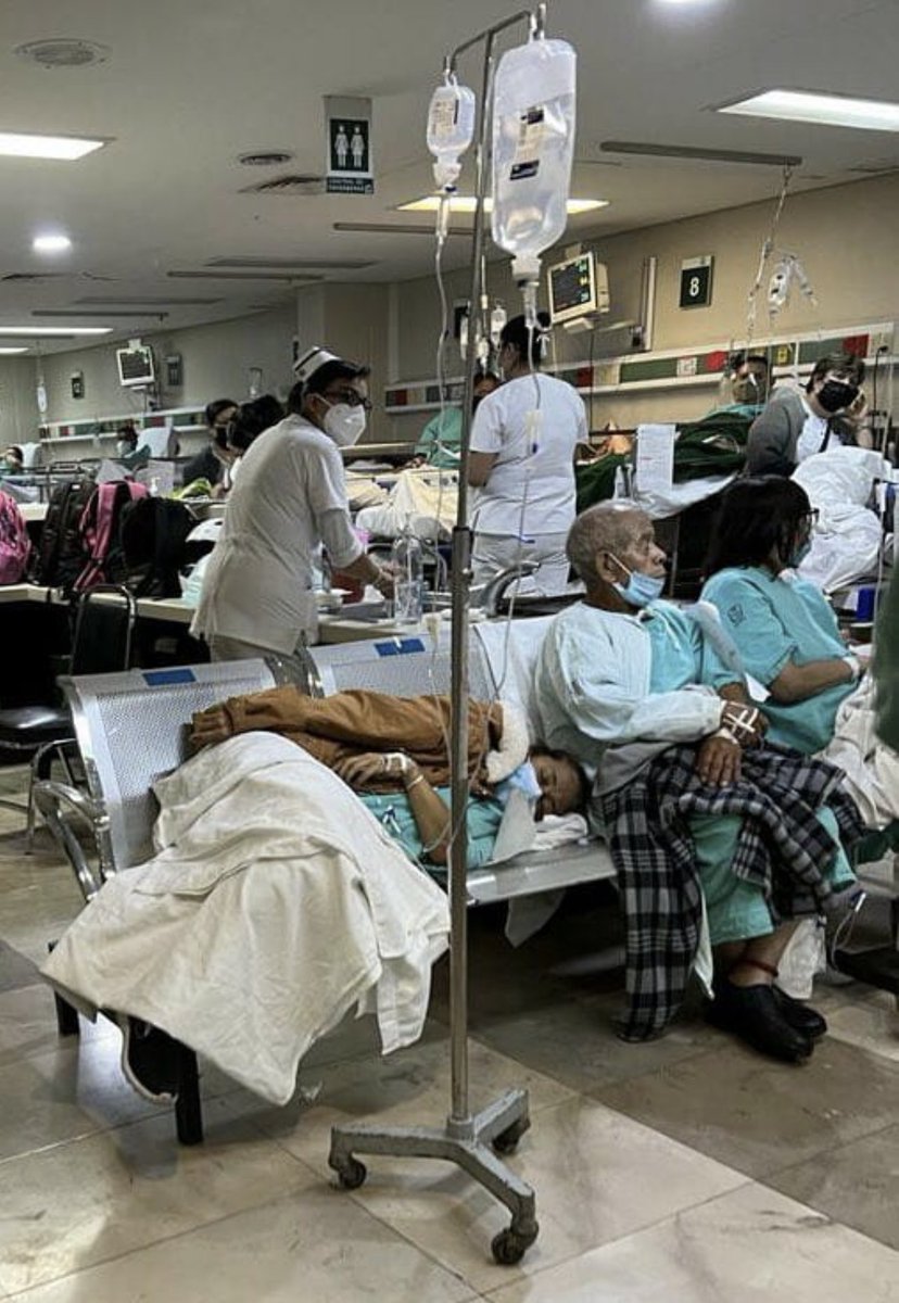 Dice López que en México los servicios de salud son como en Dinamarca, o mejor. 🇩🇰 🥳
                               👇