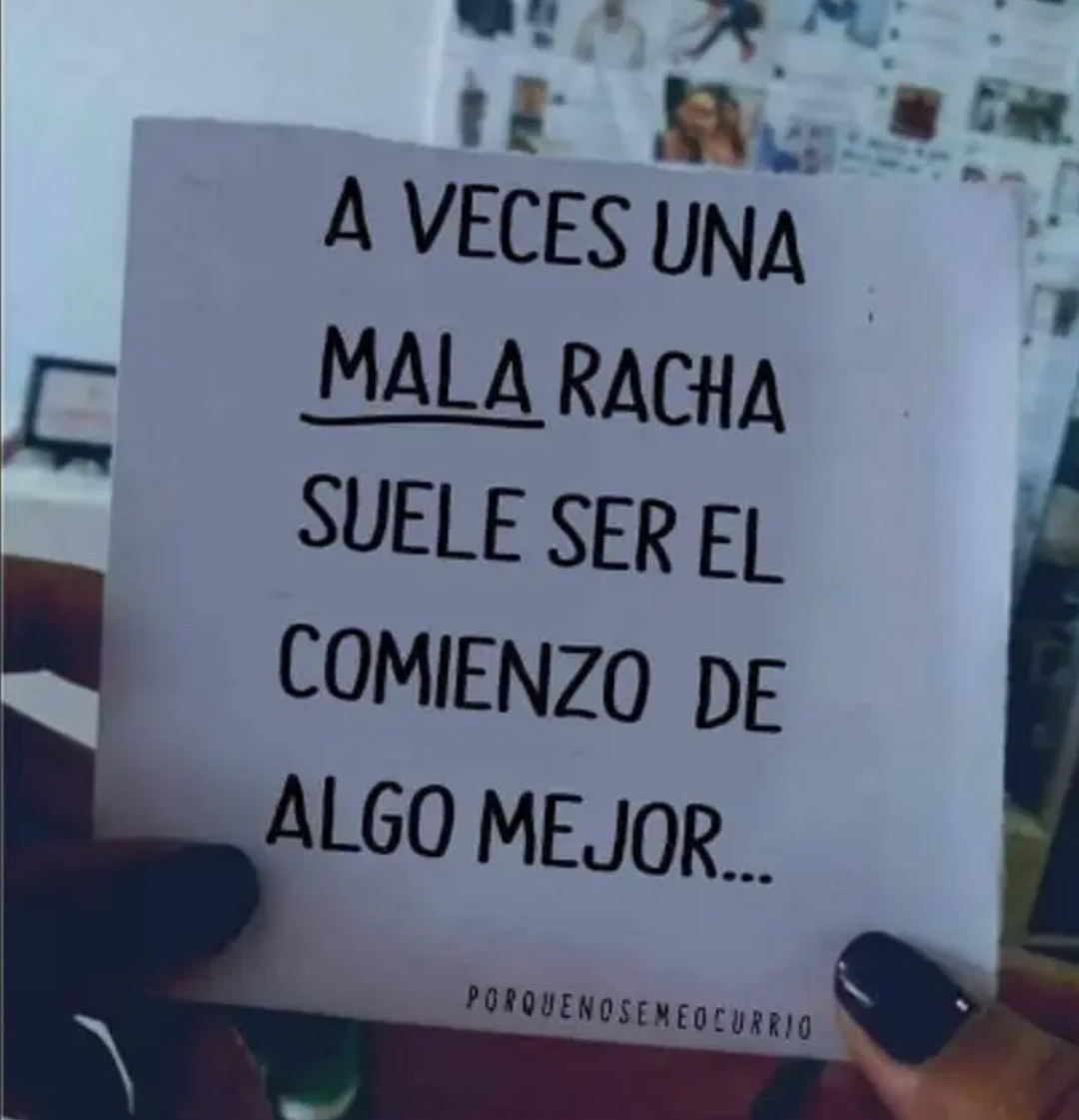 🫂 Cerrando el año👉una mala racha puede ser el cambio de algo 💪 #brutal #tenloencuenta  👉 Cuestión de  #actitud 🎉 #resiliencia #aprendizajes 🎈#magia #hazquesuceda #brilla #rie #sueñadespierto #sefeliz  🎯   #actitud y el  #propósito 👣 #losmuñozsabemosdeesto