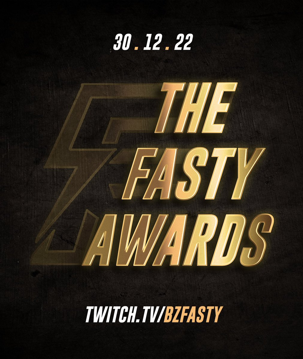 🚨VEJA: Amanhã às 15h teremos a ÚLTIMA LIVE do ano com mais uma edição do #TheFastyAwards⚡️🏆

O chat votará nos melhores momentos das lives de 2022! Segue o fio pra ver os clipes das categorias desse ano⬇️