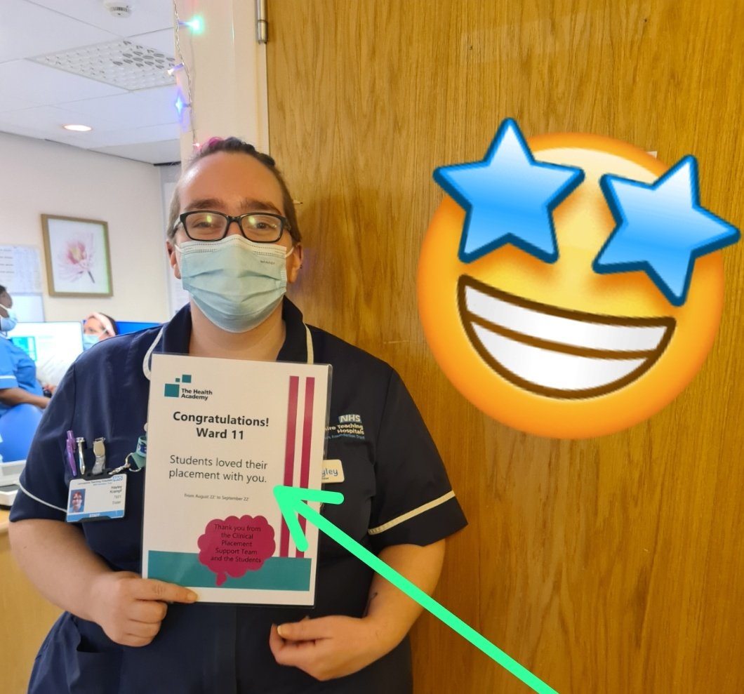 Ward11rph's tweet photo. Well done @Ward11rph Team & LEM Hayley for providing a good learning experience for our Student Learners In practice Aug - Dec 22 #futureworkforce #surgerysupport @sarahwelshRPH https://t.co/DyIjLP9G8j