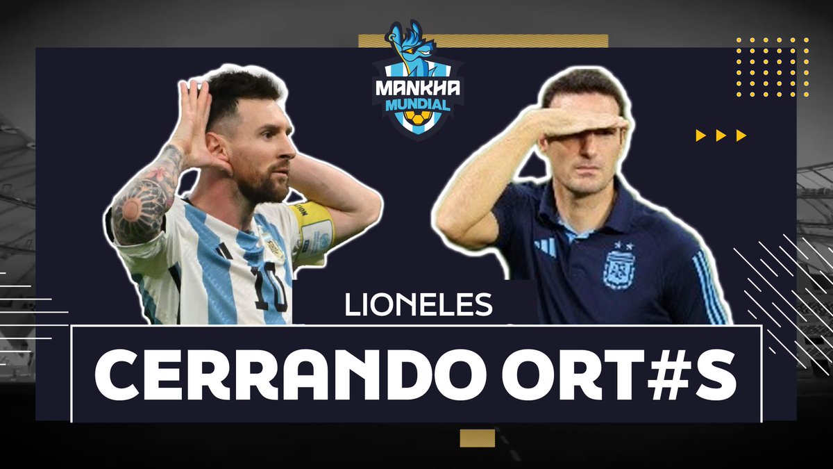 #ArgentinaCampeonDelMundo 
Dos Lioneles y una copa del mundo fueron los que callaron a un par de periodistas.

<a href="/RashidAliGarcia/">Rashid</a>, <a href="/nahuelzn/">Nahuel Lanzón</a> y <a href="/ienzoduarte/">Ienzo Duarte</a> analizan la final del mundo.

Miralo acá:youtu.be/Dskid2R7Ego